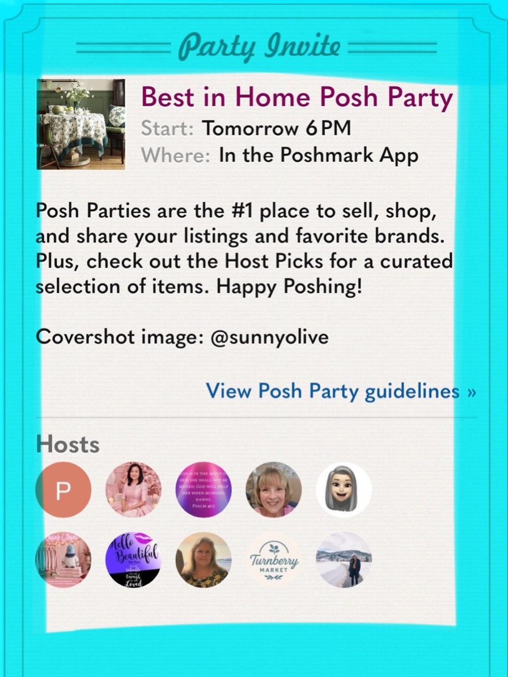 HOSTING TODAY!!! 🎉